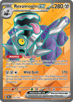 Revavroom ex 216/197 Ultra Rare card from Obsidian Flames