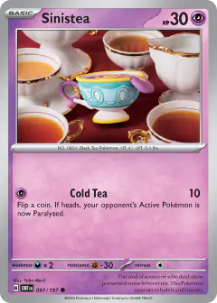Sinistea 097/197 Common card from Obsidian Flames