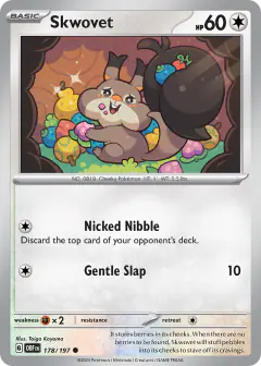Skwovet 178/197 Common card from Obsidian Flames