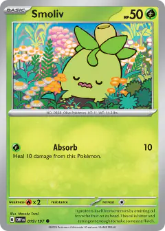 Smoliv 019/197 Common card from Obsidian Flames