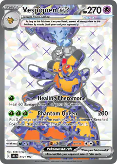 Vespiquen ex 212/197 Ultra Rare card from Obsidian Flames