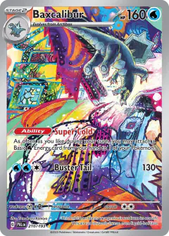 Baxcalibur 210/193 Illustration Rare card from Paldea Evolved