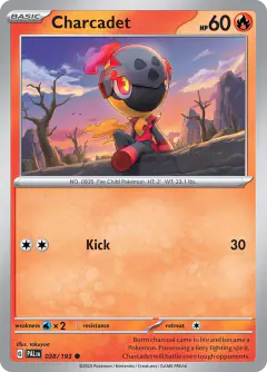 Charcadet 038/193 Common card from Paldea Evolved