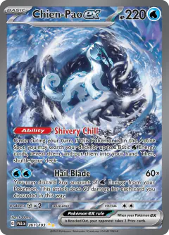 Chien-Pao ex 261/193 Special Illustration Rare card from Paldea Evolved