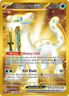 Chien-Pao ex 274/193 Hyper Rare card from Paldea Evolved