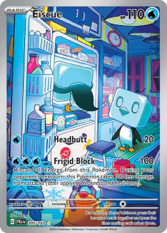 Eiscue 205/193 Illustration Rare card from Paldea Evolved