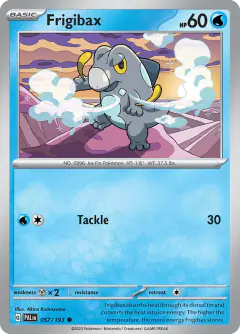 Frigibax 057/193 Common card from Paldea Evolved