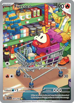Fuecoco 201/193 Illustration Rare card from Paldea Evolved