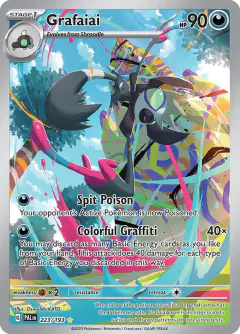 Grafaiai 223/193 Illustration Rare card from Paldea Evolved