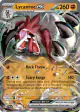 Lycanroc ex 117/193 Double Rare card from Paldea Evolved