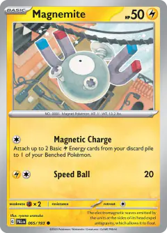 Magnemite 065/193 Common card from Paldea Evolved