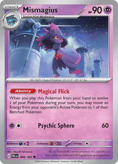 Mismagius 088/193 Uncommon card from Paldea Evolved