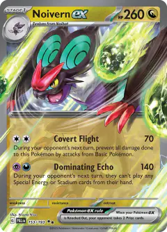 Noivern ex 153/193 Double Rare card from Paldea Evolved