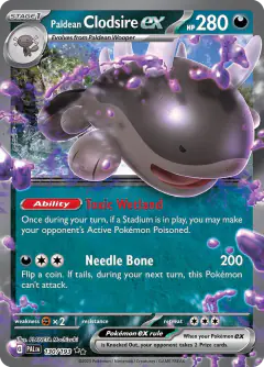 Paldean Clodsire ex 130/193 Double Rare card from Paldea Evolved