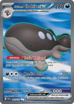 Paldean Clodsire ex 244/193 Ultra Rare card from Paldea Evolved