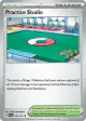 Practice Studio 186/193 Uncommon card from Paldea Evolved