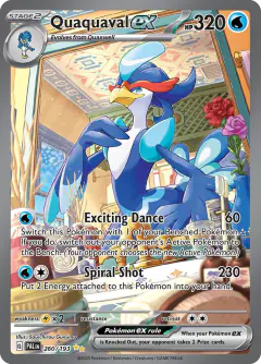 Quaquaval ex 260/193 Special Illustration Rare card from Paldea Evolved