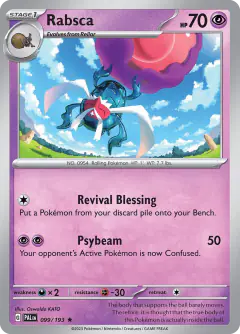 Rabsca 099/193 Rare card from Paldea Evolved