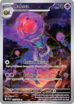 Rabsca 215/193 Illustration Rare card from Paldea Evolved