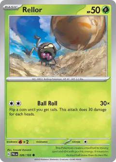 Rellor 026/193 Common card from Paldea Evolved