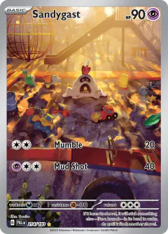 Sandygast 214/193 Illustration Rare card from Paldea Evolved