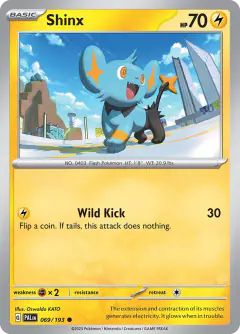 Shinx 069/193 Common card from Paldea Evolved
