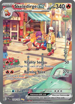 Skeledirge ex 258/193 Special Illustration Rare card from Paldea Evolved