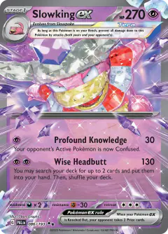 Slowking ex 086/193 Double Rare card from Paldea Evolved