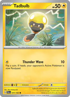 Tadbulb 077/193 Common card from Paldea Evolved