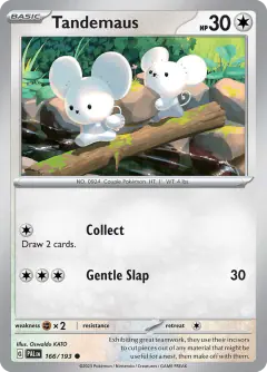 Tandemaus 166/193 Common card from Paldea Evolved