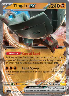 Ting-Lu ex 127/193 Double Rare card from Paldea Evolved