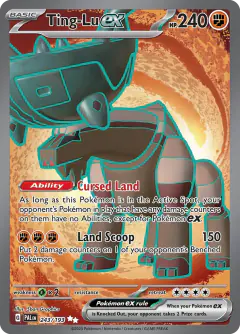 Ting-Lu ex 243/193 Ultra Rare card from Paldea Evolved