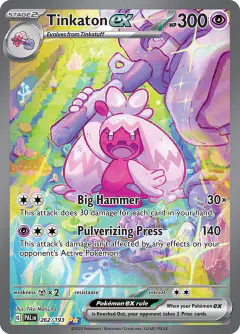 Tinkaton ex 262/193 Special Illustration Rare card from Paldea Evolved