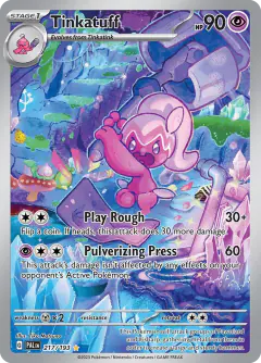 Tinkatuff 217/193 Illustration Rare card from Paldea Evolved