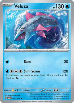 Veluza 056/193 Rare card from Paldea Evolved