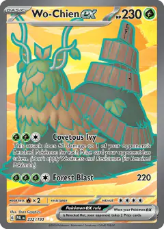Wo-Chien ex 232/193 Ultra Rare card from Paldea Evolved