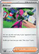Atticus 077/091 Uncommon card from Paldean Fates