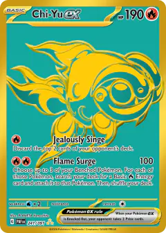 Chi-Yu ex 241/091 Hyper Rare card from Paldean Fates
