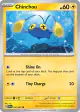 Chinchou 020/091 Common card from Paldean Fates