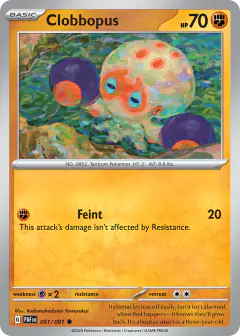 Clobbopus 051/091 Common card from Paldean Fates