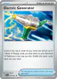 Electric Generator 079/091 Uncommon card from Paldean Fates