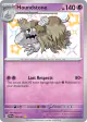 Houndstone 168/091 Shiny Rare card from Paldean Fates