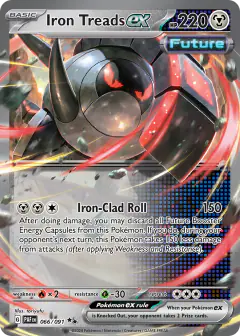 Iron Treads ex 066/091 Double Rare card from Paldean Fates