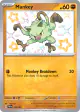 Mankey 169/091 Shiny Rare card from Paldean Fates