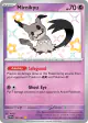 Mimikyu 160/091 Shiny Rare card from Paldean Fates