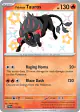 Paldean Tauros 111/091 Shiny Rare card from Paldean Fates