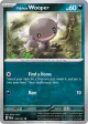 Paldean Wooper 058/091 Common card from Paldean Fates