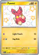 Pawmi 142/091 Shiny Rare card from Paldean Fates