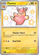 Pawmo 143/091 Shiny Rare card from Paldean Fates