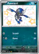 Pawniard 185/091 Shiny Rare card from Paldean Fates